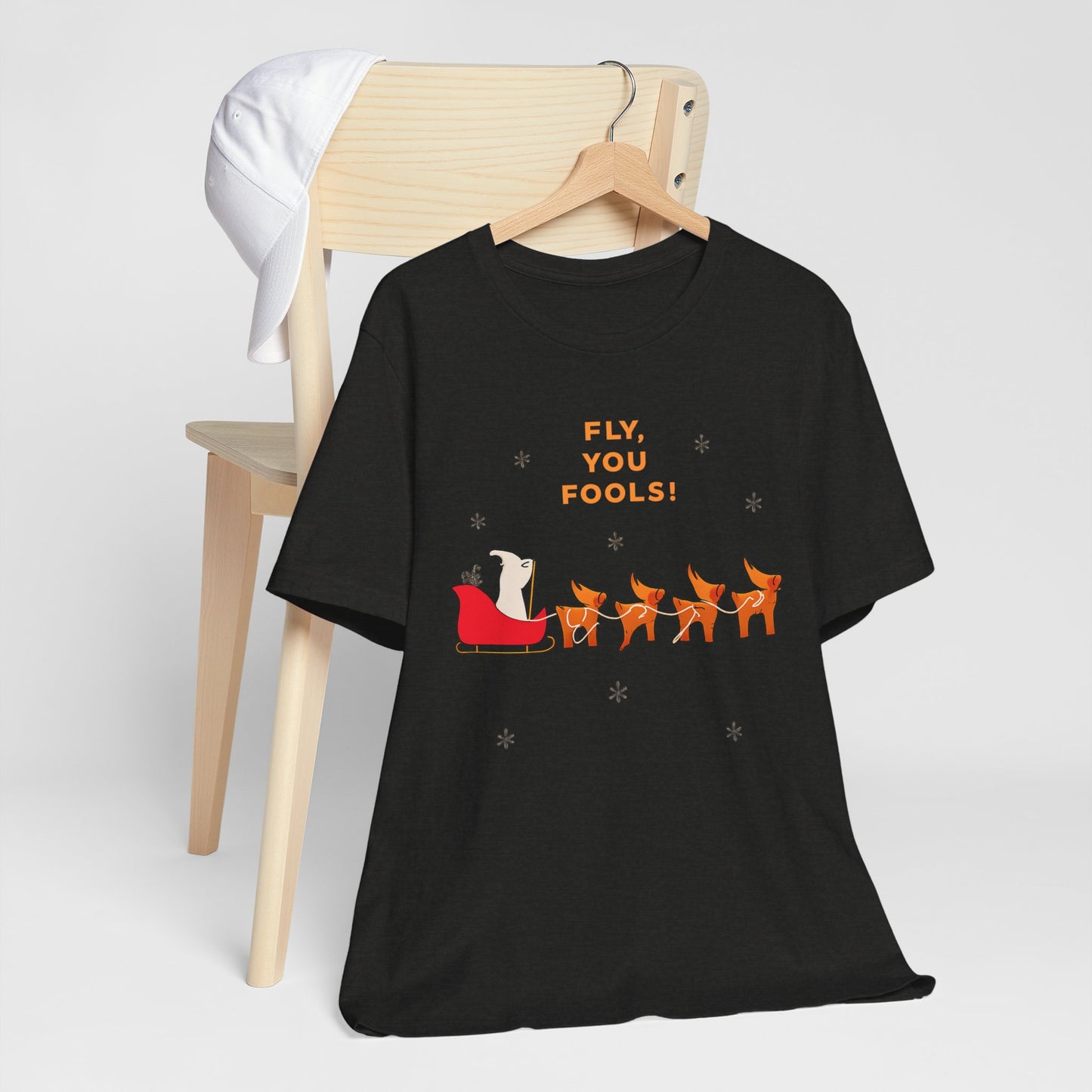 Fly You Fools! Christmas Reindeer Tee