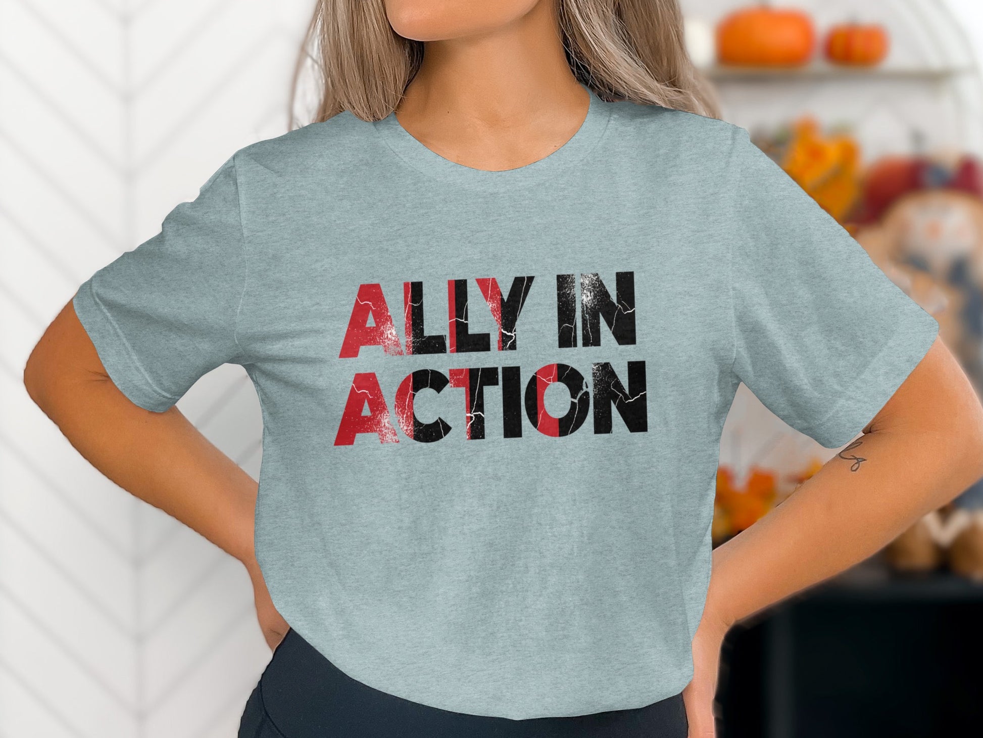 Ally In Action Slogan T-Shirt