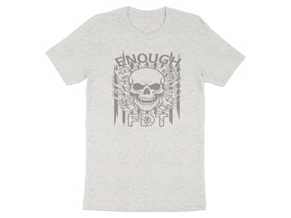 Enough FDT Skull Graphic T-Shirt for Trendy Fashion