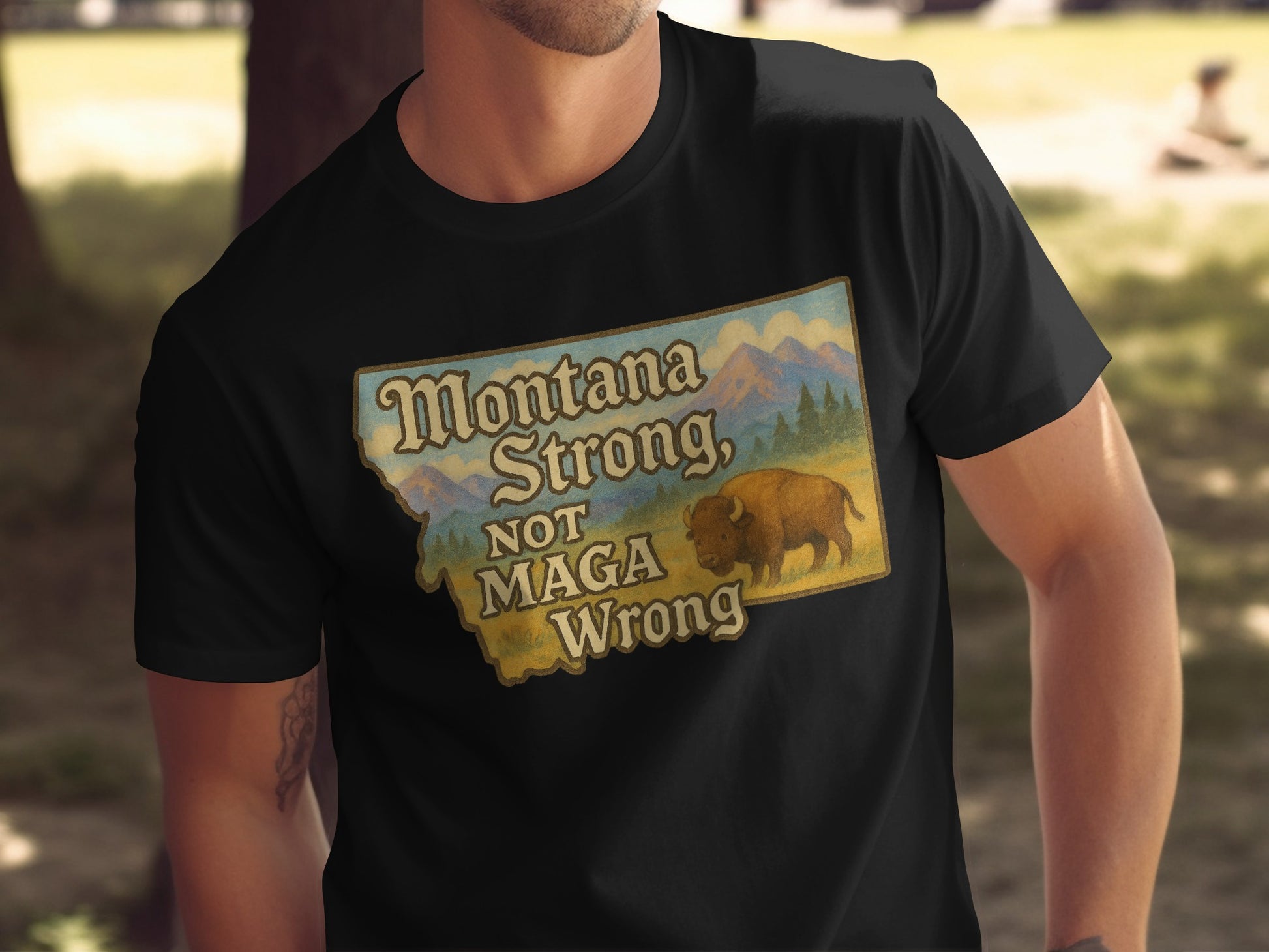 Montana Strong Not MAGA Wrong T-Shirt product type