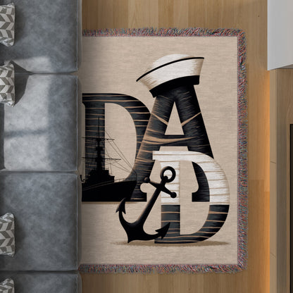 Nautical Theme Dad Anchor Design Rug product