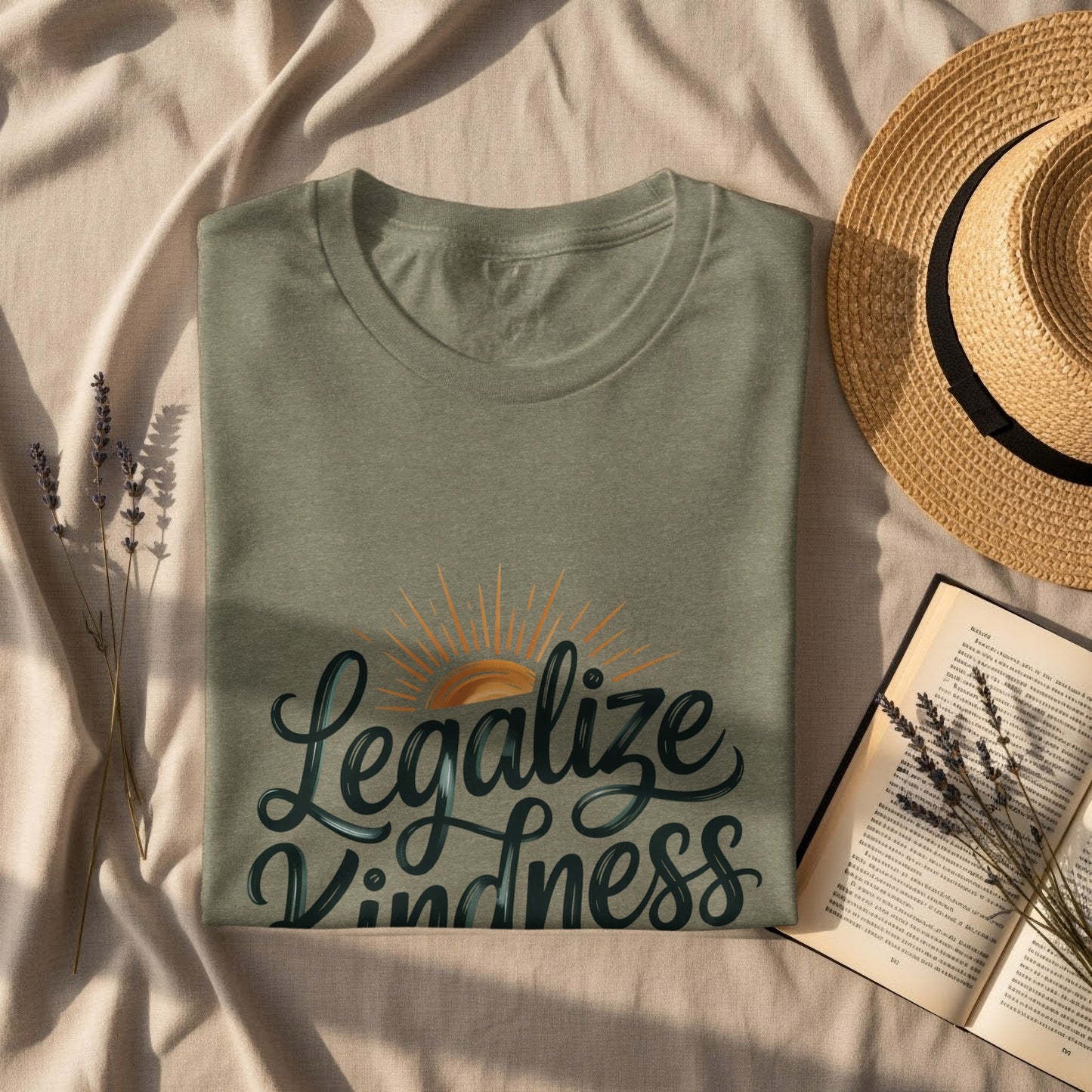 Legalize Kindness Inspirational Graphic Tee product type