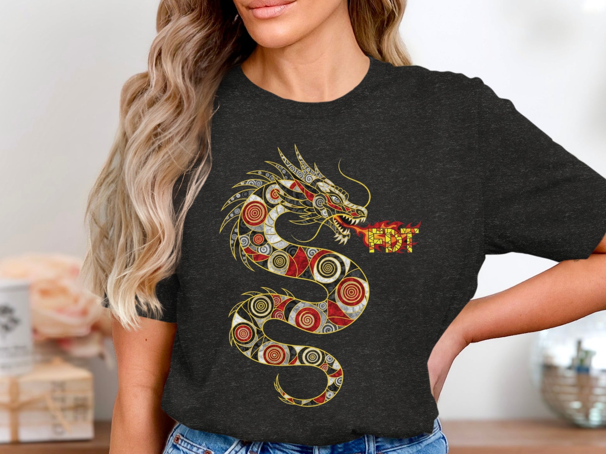 Dragon Design Graphic Tee Shirt product type
