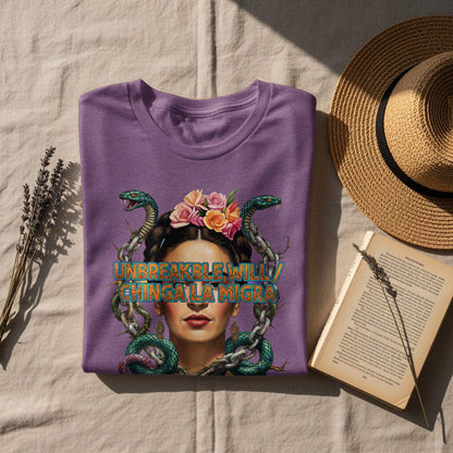 Unbreakable Will Chinga La Migra Design T-Shirt product