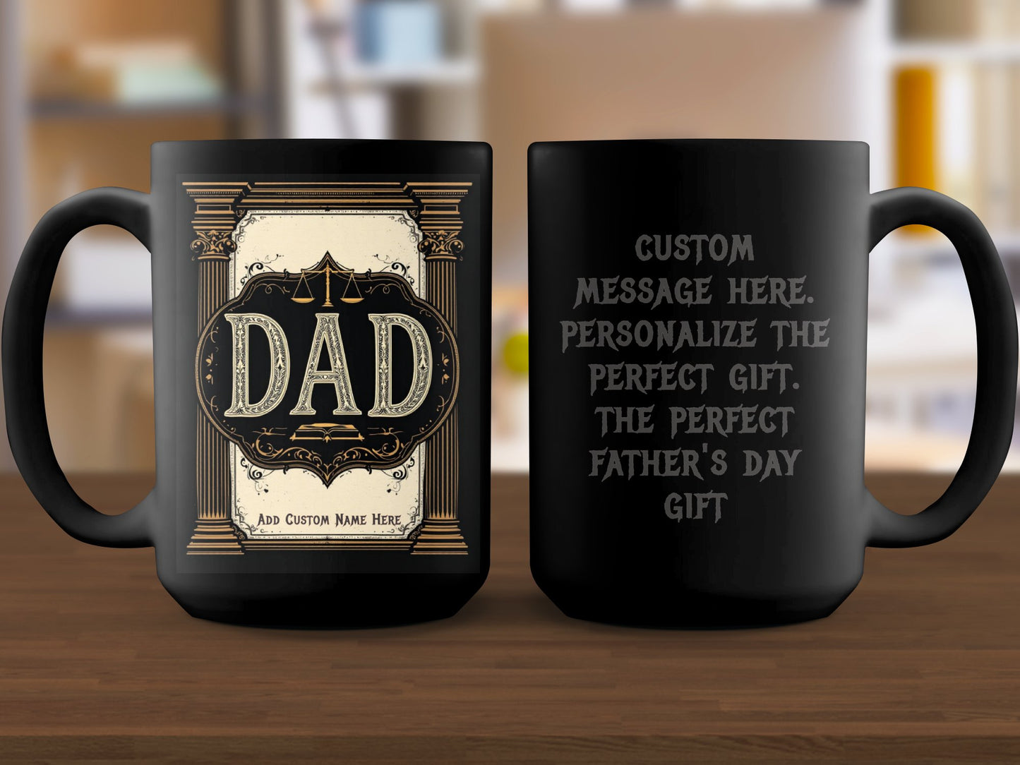 Perfect Father's Day Gift Custom Message Mug Product