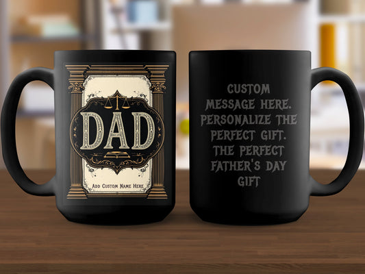 Perfect Father's Day Gift Custom Message Mug Product