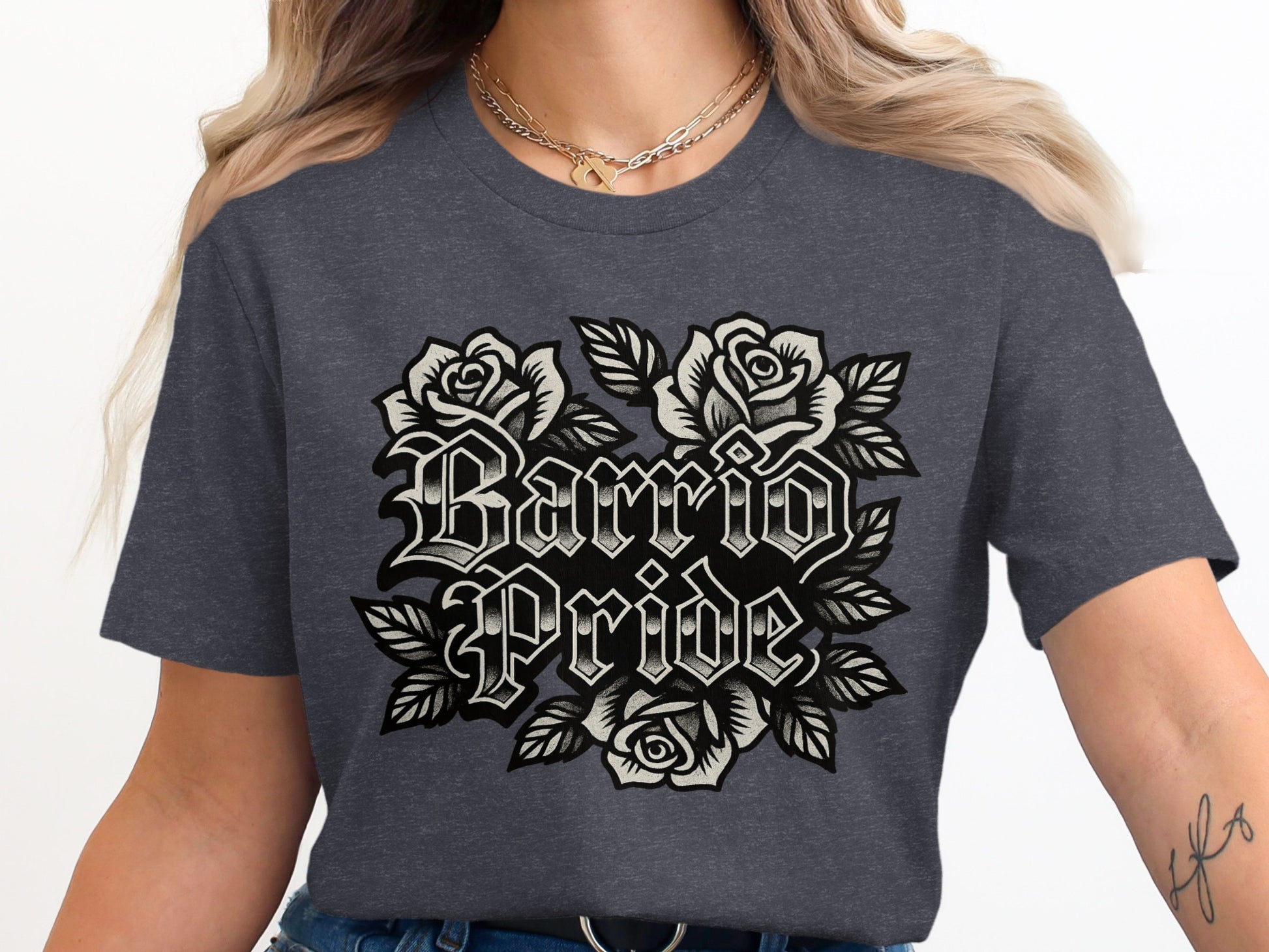 Barrio Pride Graphic Tees with Floral Design product