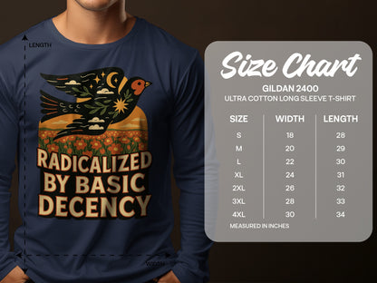 Radicalized By Basic Decency Long Sleeve T-shirt