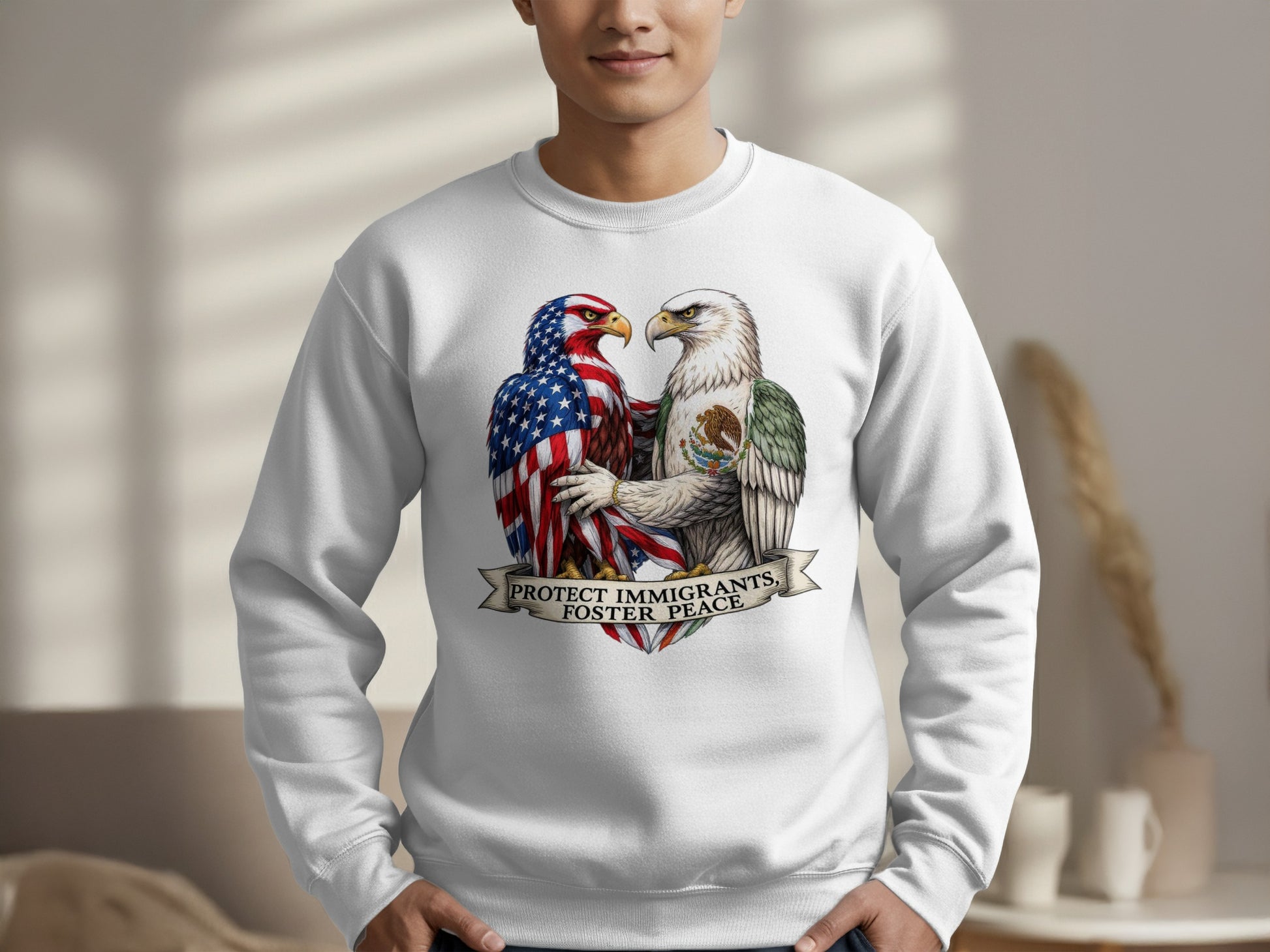 Protect Immigrants Foster Peace Sweatshirt product