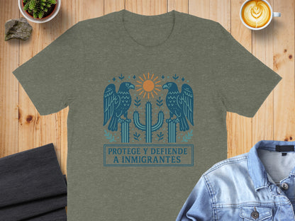 Protege Y Defiende A Inmigrantes Graphic T-Shirt Product