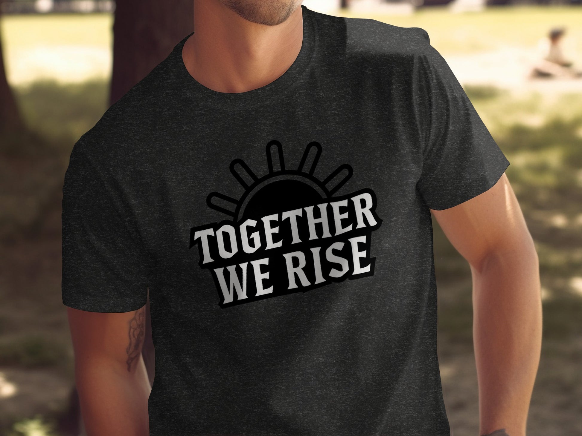 Together We Rise Inspirational Graphic Shirt product