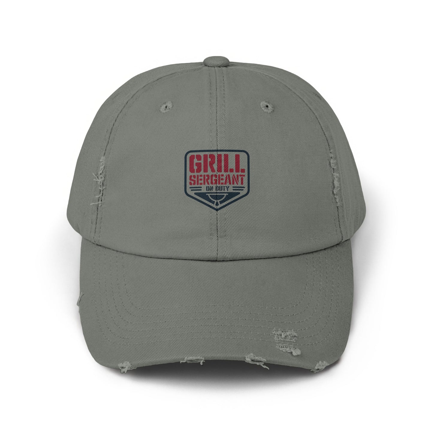Grill Sergeant Dad Hat distressed style product type