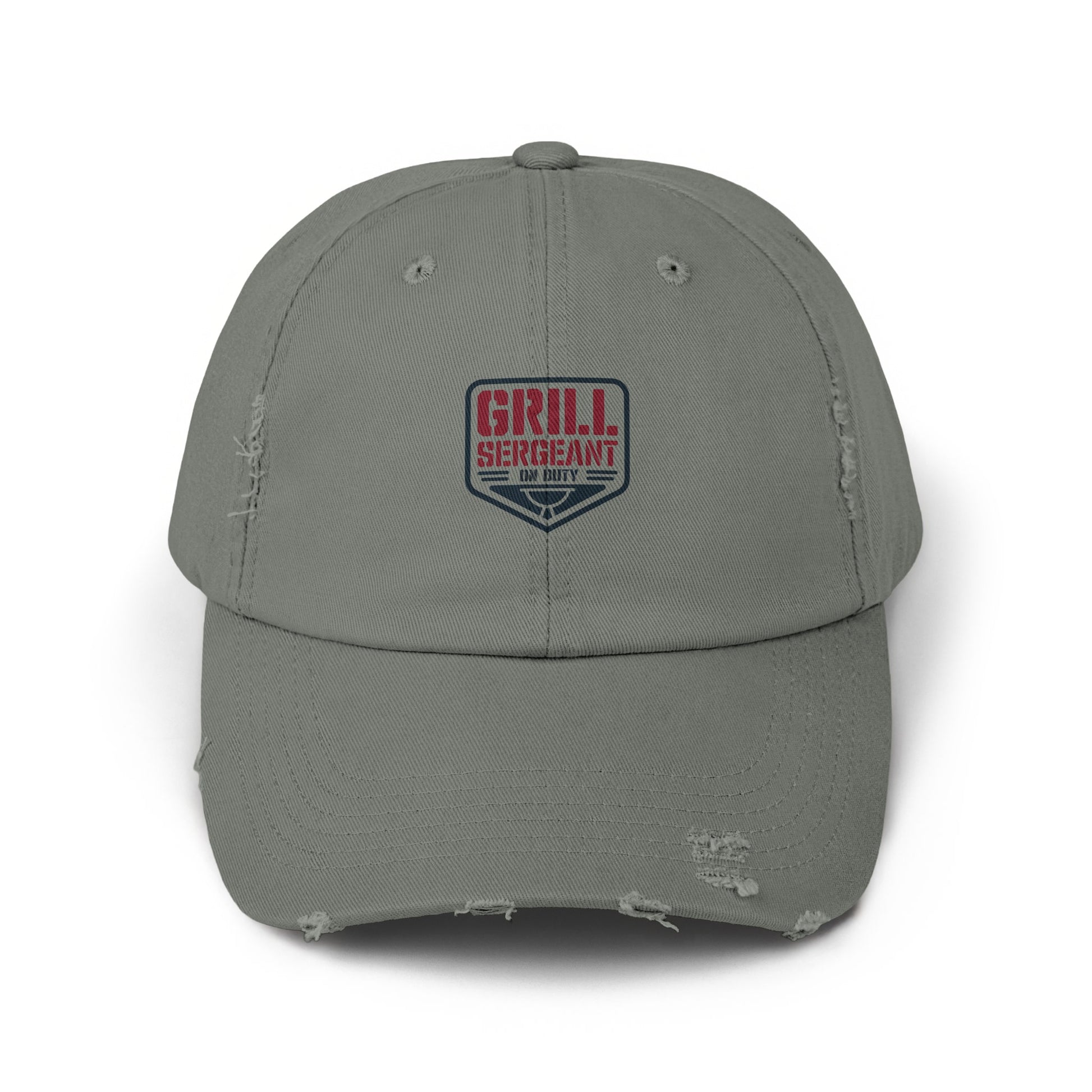 Grill Sergeant Dad Hat distressed style product type