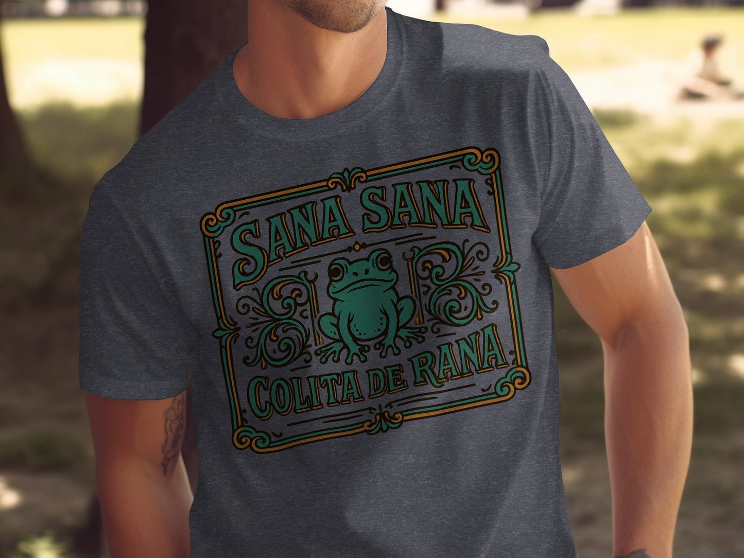 Sana Sana Colita De Rana Frog Design T-shirt product type