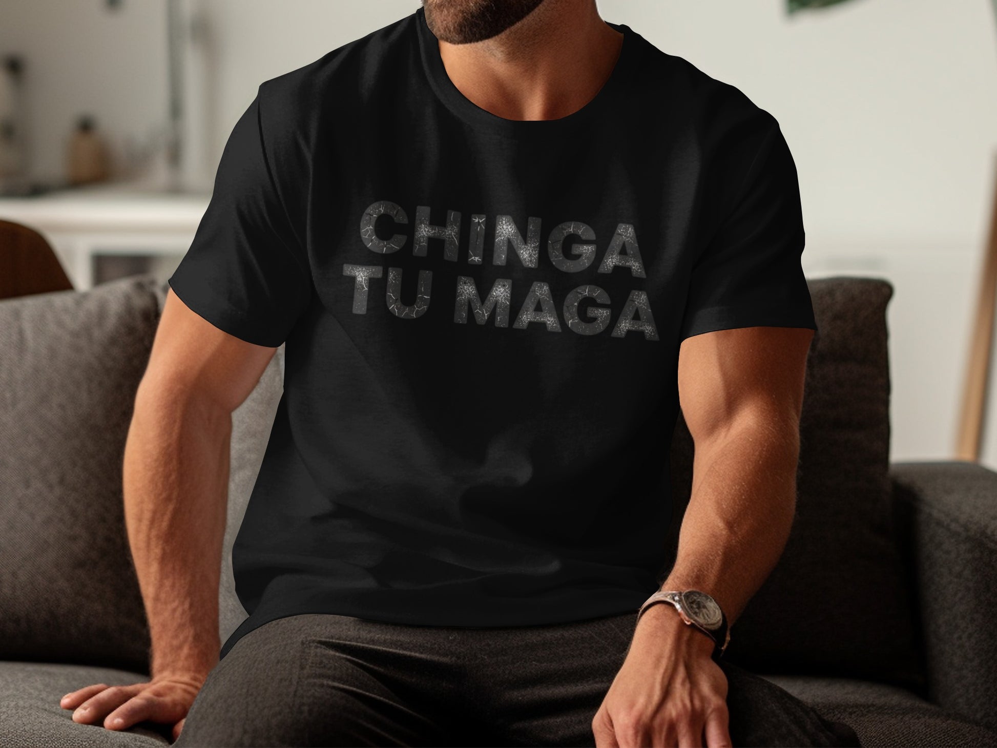 CHINGA TU MAGA Graphic Tee Perfect for Casual Wear