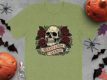 Día de Los Muertos Skull with Roses T-Shirt product