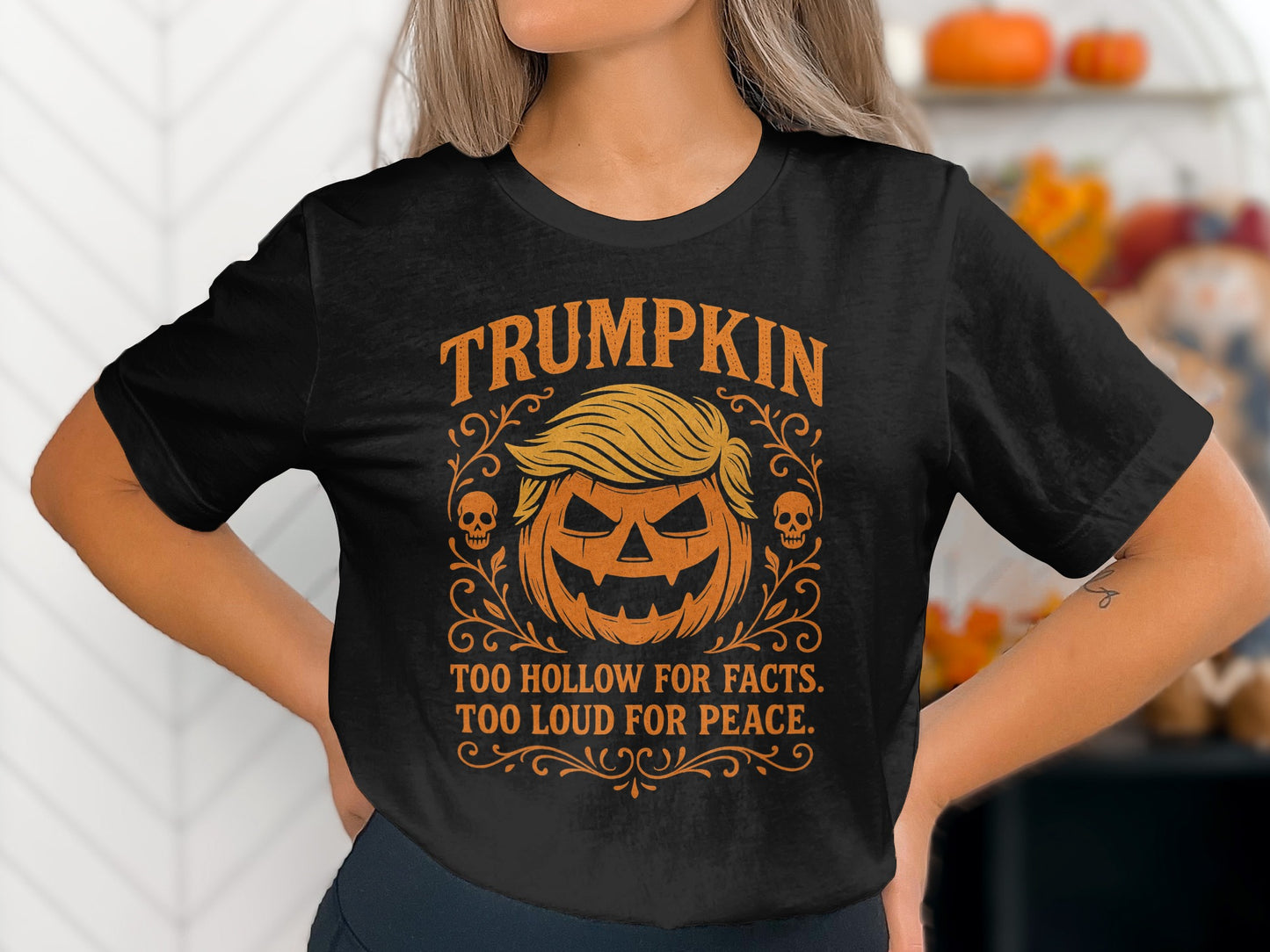 Trumpkin Halloween Graphic Tee Shirt product type