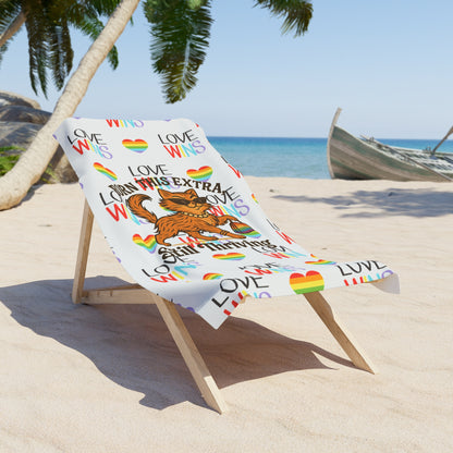 Pride towel Vibrant Pride Beach Towel - Fun Lover's Design, Colorful Towel for Summer, Pool Party, LGBTQ+ Celebration, Gift Idea