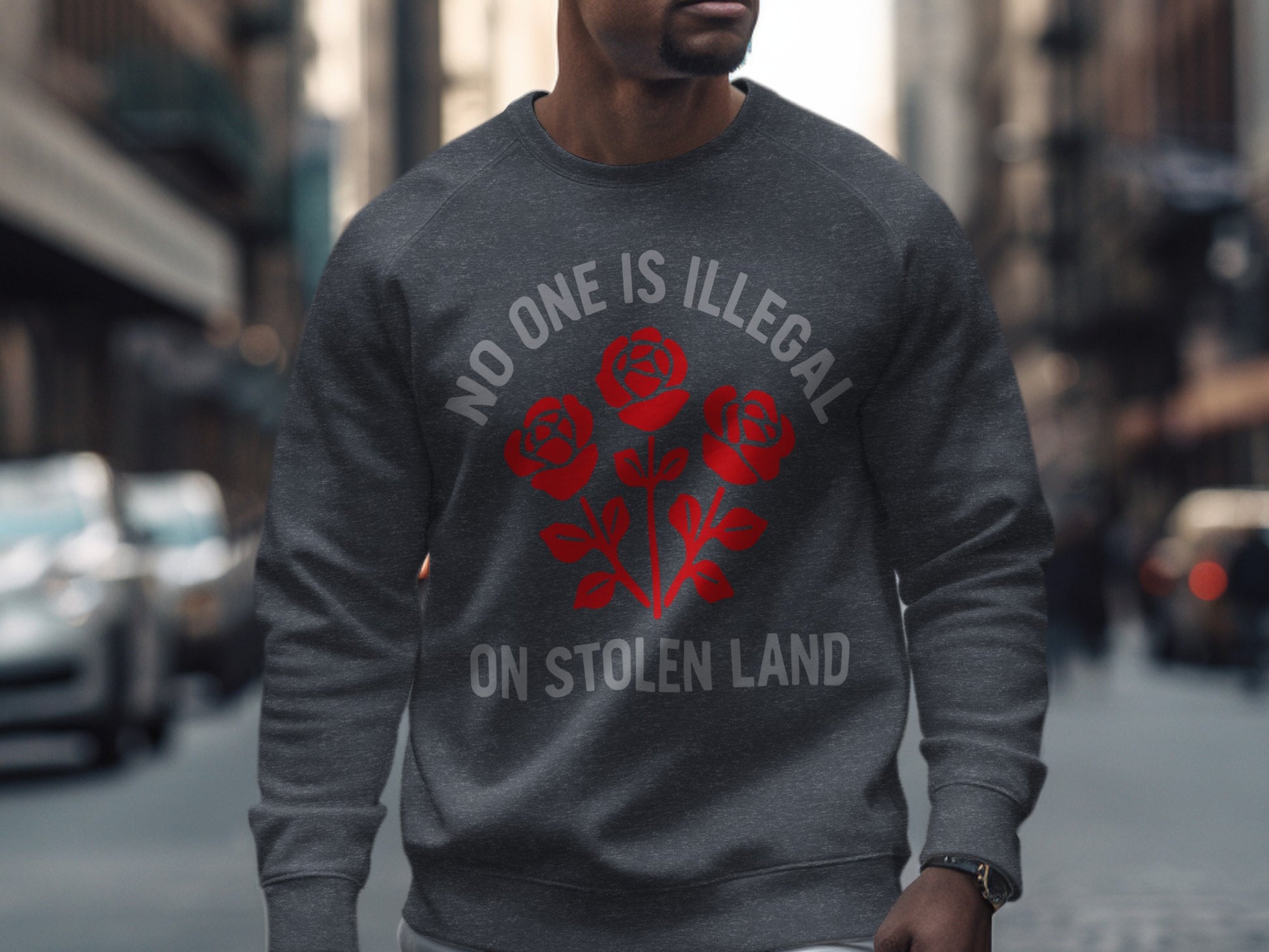 No One is Illegal on Stolen Land Sweatshirt product