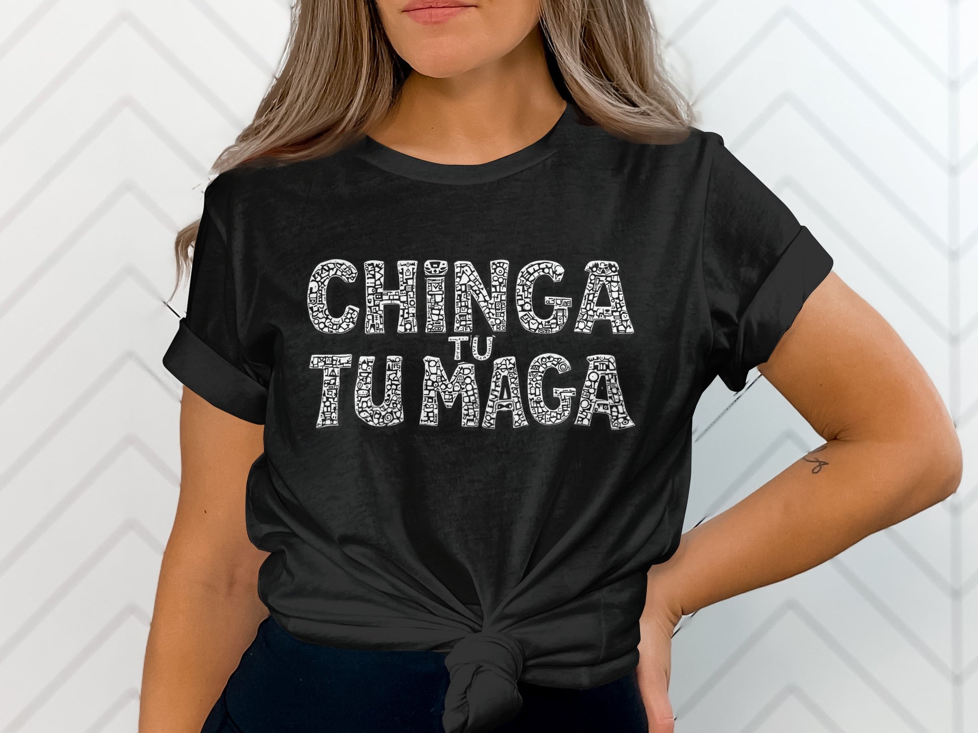Chinga Tu Maga Stylish Graphic Tee Shirt