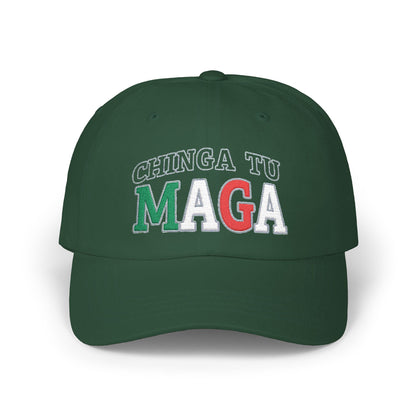 CHINGA Tu Maga Hat Embroidered Classic Dad Cap, Casual Hat for Every Occasion, Trendy Gift for Dads, Summer Accessory, Unisex Cap