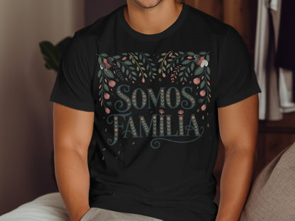 Somos Familia Floral Design Graphic T-shirt product