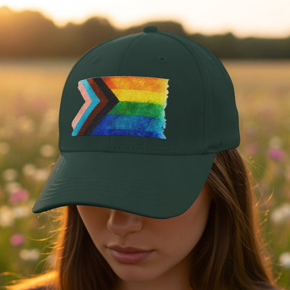 Pride Flag Design Embroidered Baseball Cap product