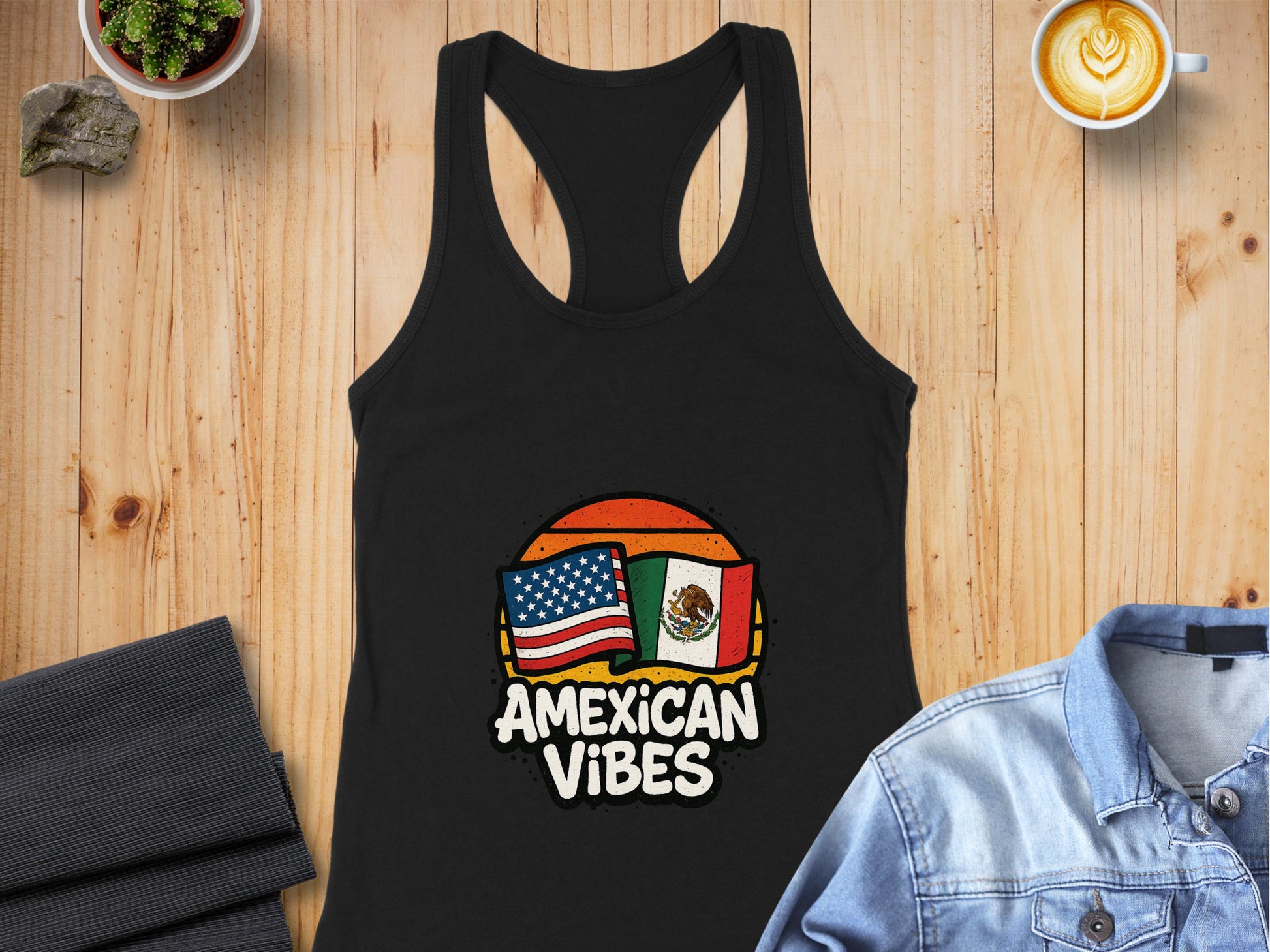 Amexican Vibes Racerback Tank Top Product Type