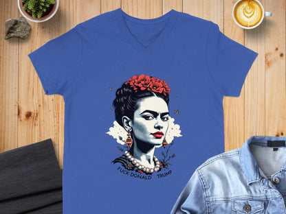 Frida Kahlo Fuck Donald Trump T-Shirt