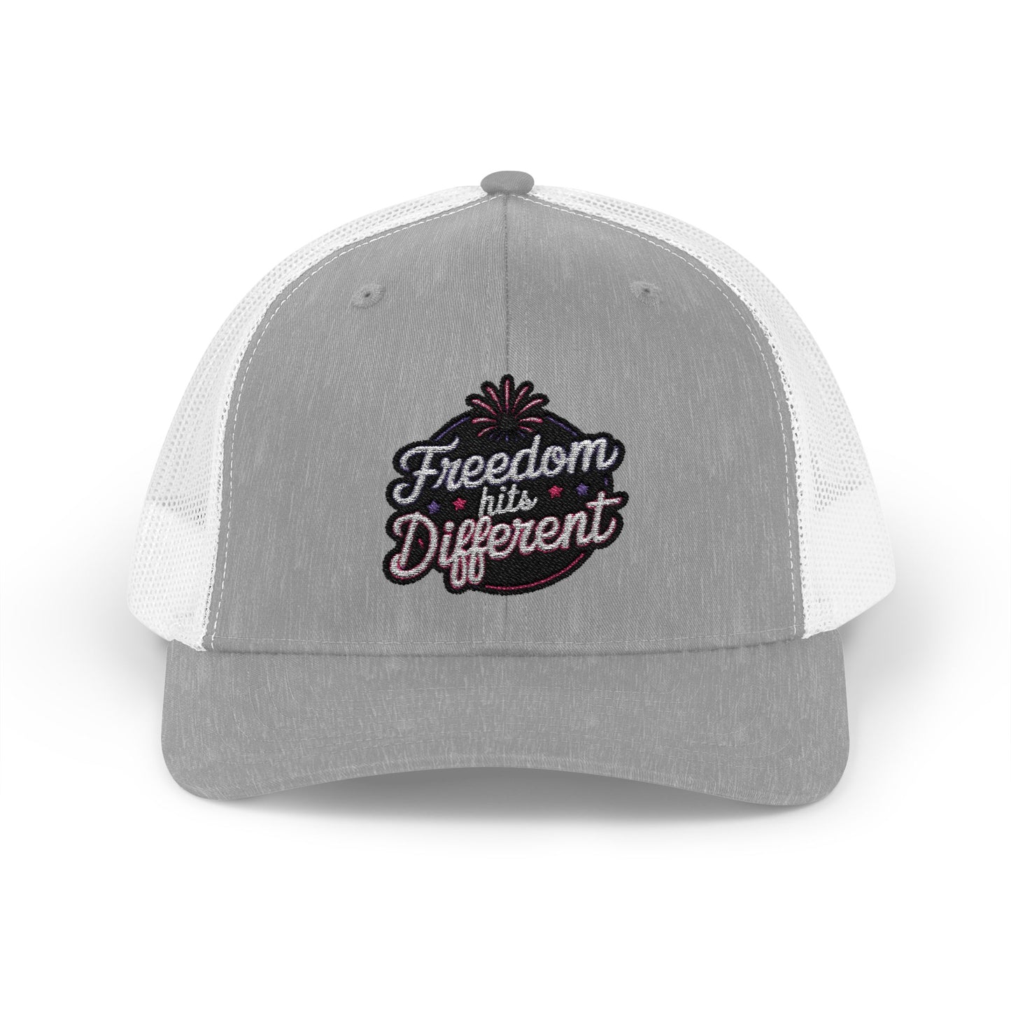 Freedom Hits Different Snapback Trucker Cap - Stylish Sportswear for Summer Activities