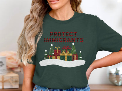 Protect Immigrants Christmas themed product