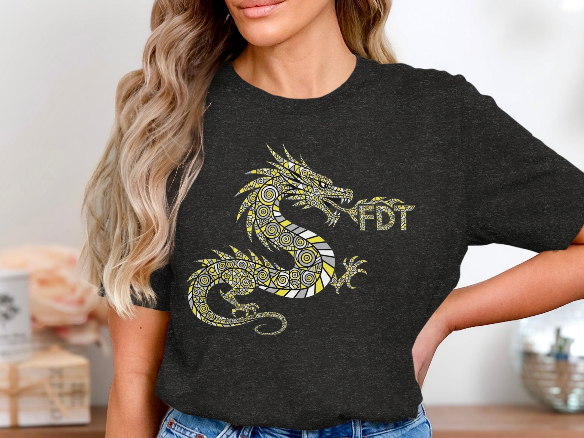 Dragon Design Unisex Casual T-shirt product type
