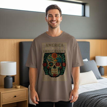 America Was Built By Immigrants Graphic Shirt