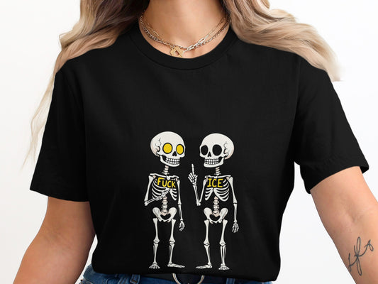 Skeletons Gesture Graphic Printed T-shirt product type