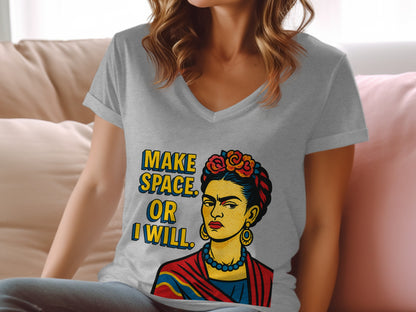 Make Space Or I Will Graphic Printed Shirt product