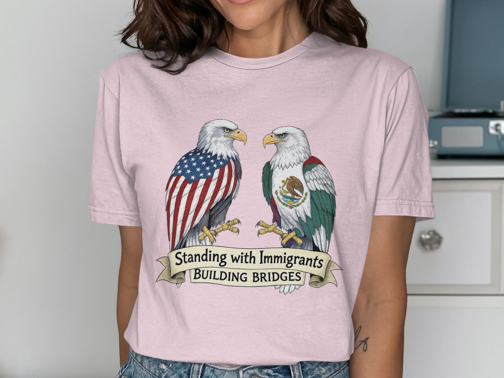 Standing with Immigrants Building Bridges product type