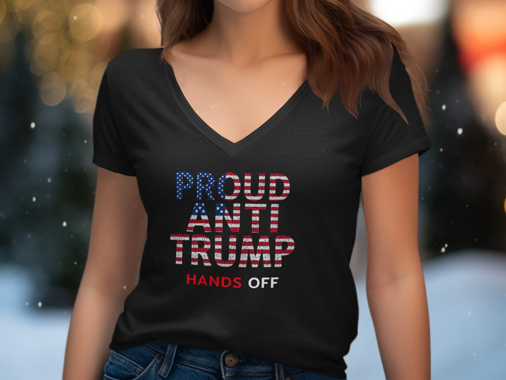 Proud Anti Trump Hands Off Statement product