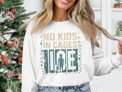 No Kids In Cages Graphic Long Sleeve Shirt product type