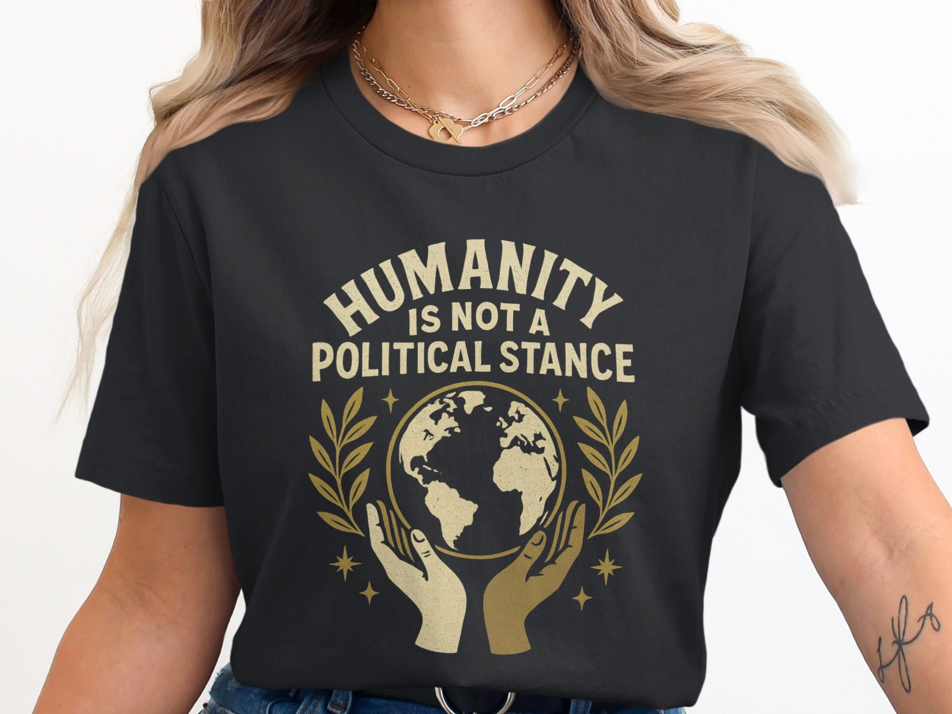 Humanity Is Not A Political Stance t-shirt product