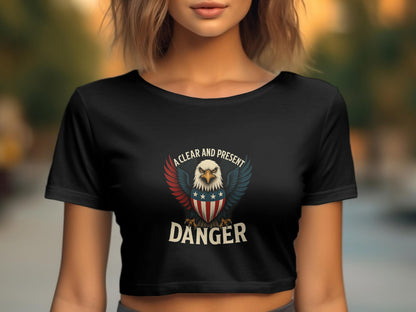 A Clear And Present Danger Printed Crop Top product