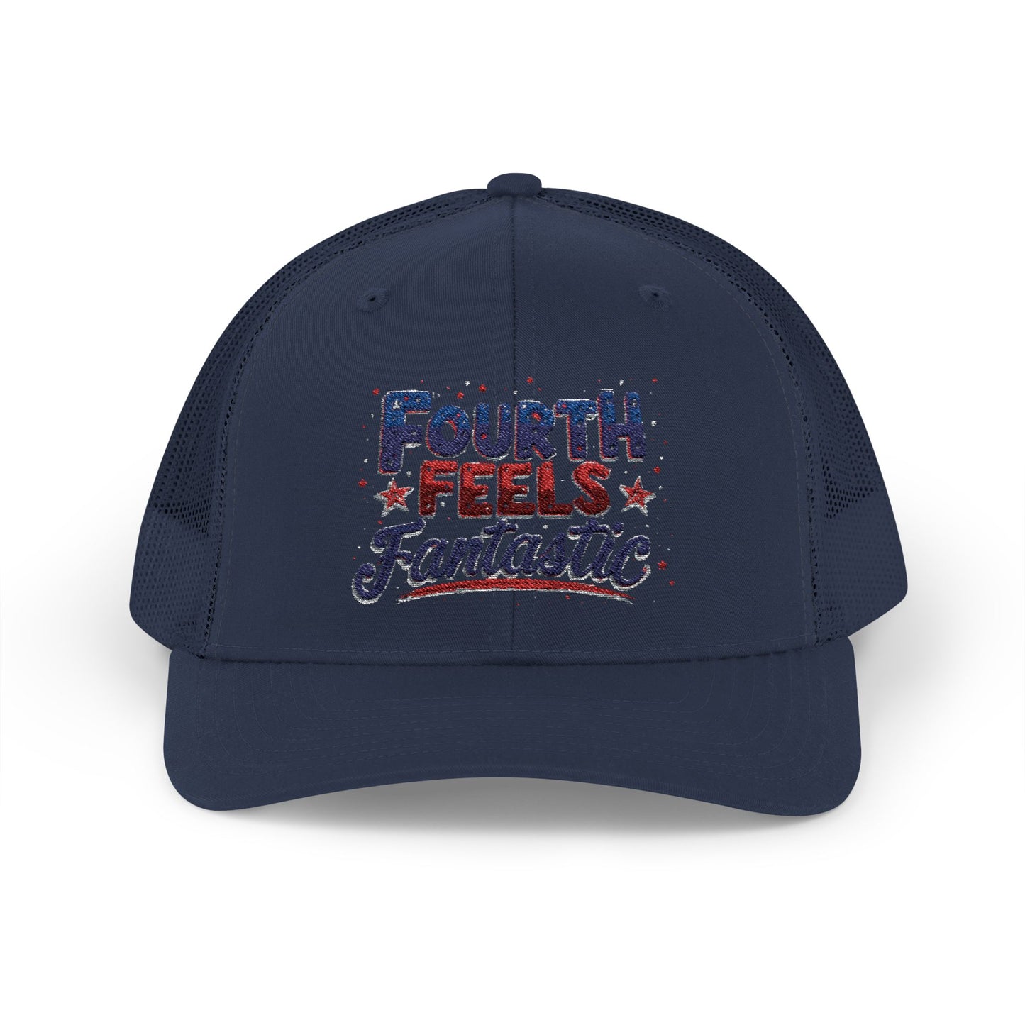 Fourth of July Celebration Snapback Cap - Patriotic Trucker Hat