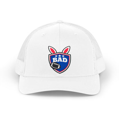 BAD Shield and Bunny Ears Football Mesh Cap