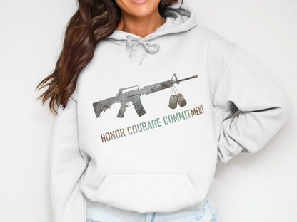 Honor Courage Commitment Hoodie
