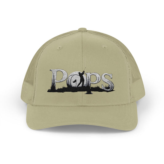 Vintage Pops Snapback Trucker Cap - Retro Style for Dads, Perfect Gift for Father's Day & Outdoor Fun