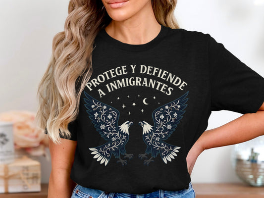 Protege y Defiende a Inmigrantes graphic tee product