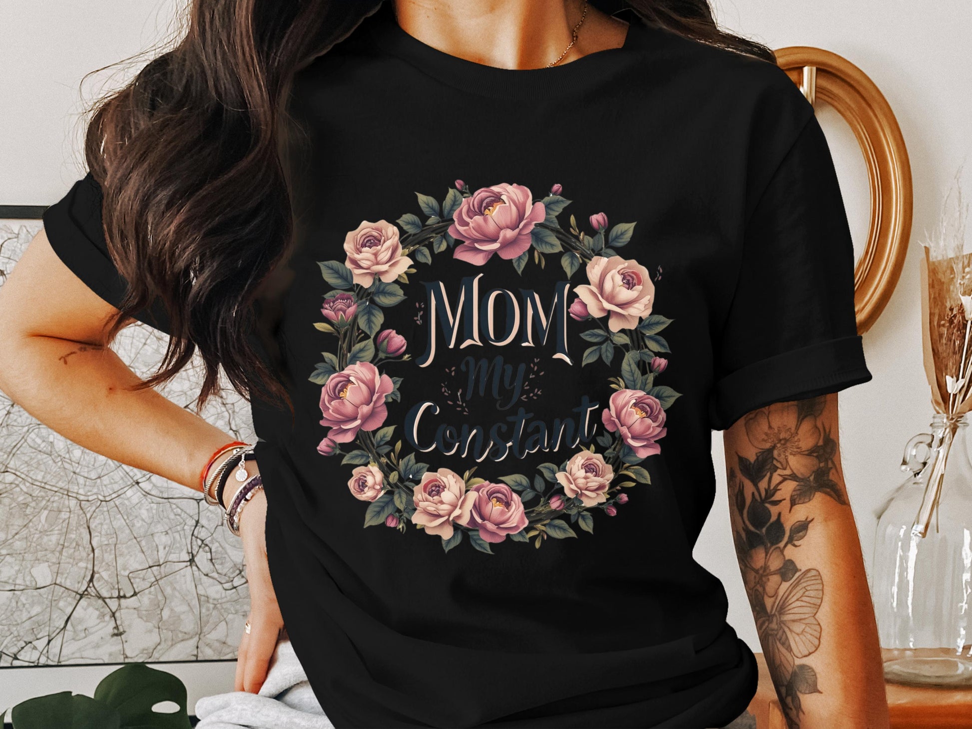 Mom My Constant Floral Graphic Design Shirt product