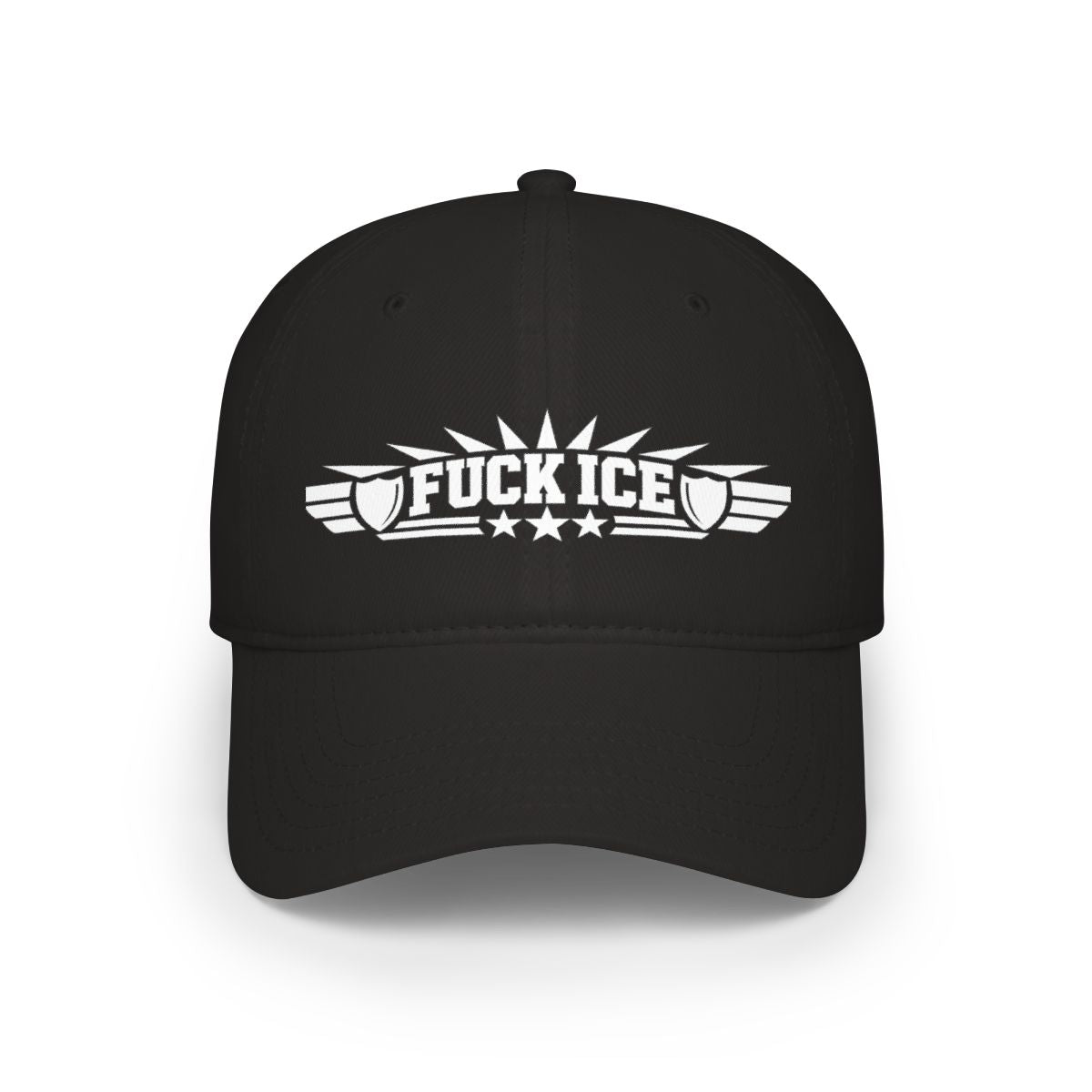 Fuck ICE Shield Stars Design Embroidered Hat