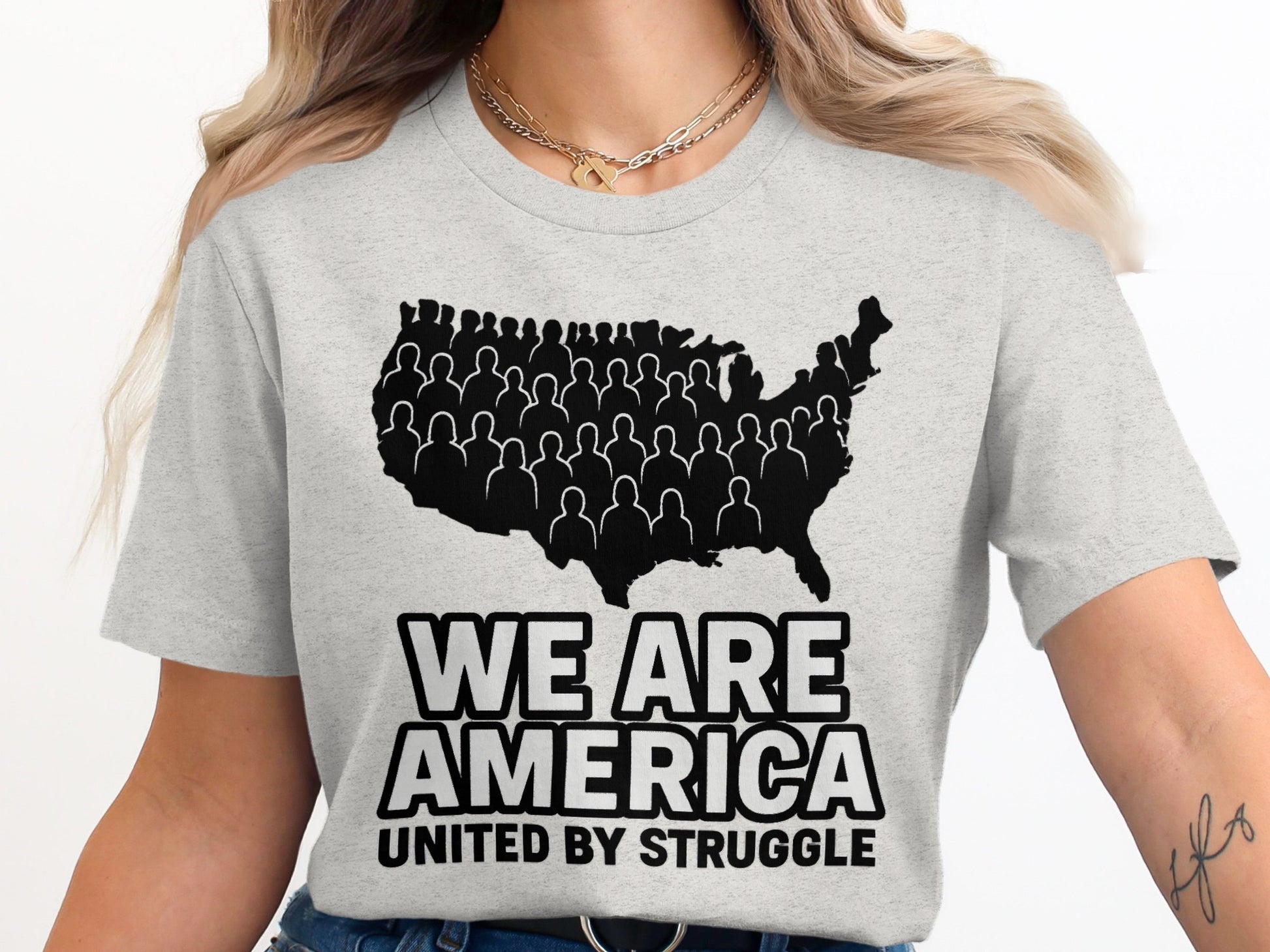 We Are America United By Struggle Graphic T-Shirt product