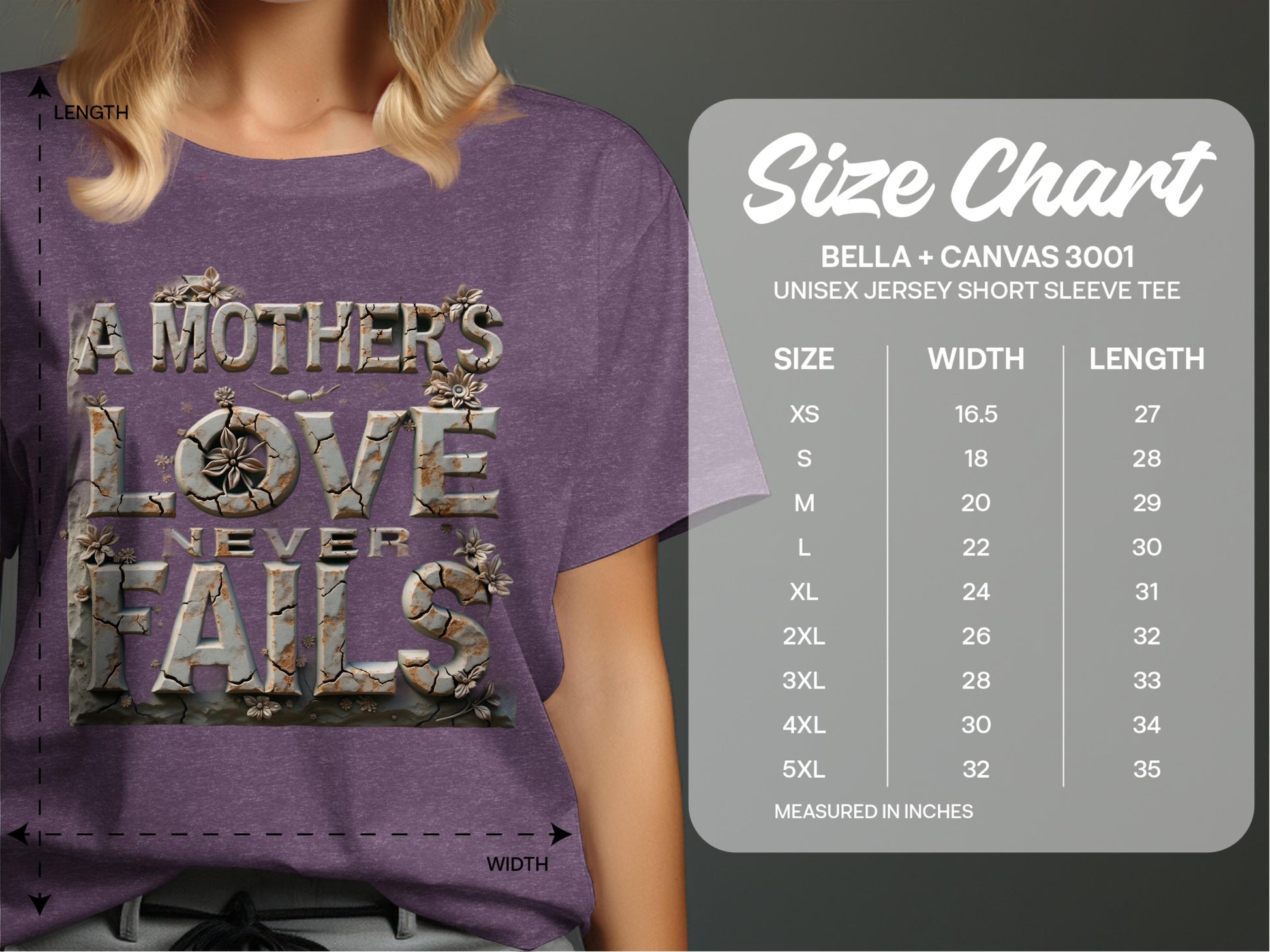 A Mother's Love Never Fails Short Sleeve Tee product