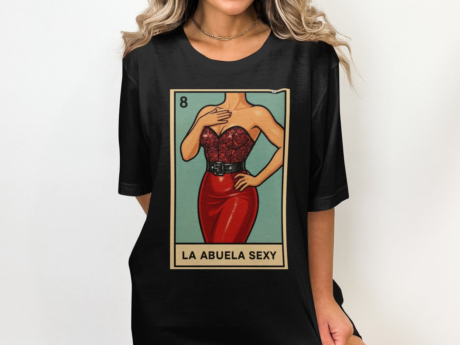 La Abuela Sexy Graphic Short Sleeve Shirt product